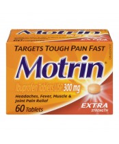 Motrin Extra Strength Pain Relief Ibuprofen Tablets
